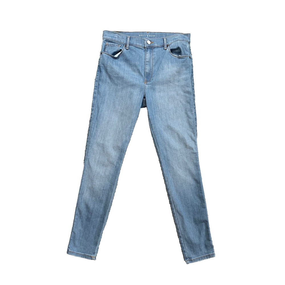 Mott & Bow Jeans Womens 29 Denim Jane High Rise Skinny Zip Fly Stretch Pockets